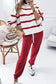 Light French Beige Drop Shoulder Pullover and Jogger Pants Set