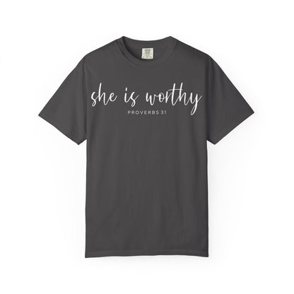 Empowering Proverbs T-Shirt for Women, Inspirational Tee, Gift for Her, Faith-Based Apparel, Everyday Casual Wear, Christian Clothing