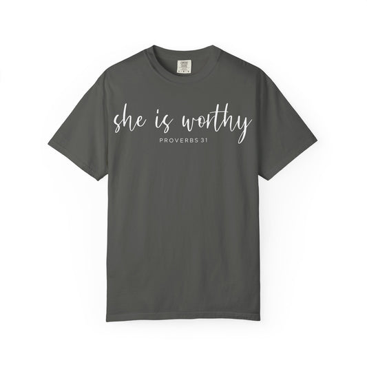 Empowering Proverbs T-Shirt for Women, Inspirational Tee, Gift for Her, Faith-Based Apparel, Everyday Casual Wear, Christian Clothing