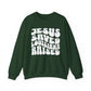 Jesus Saved Louisiana Raised Sweatshirt