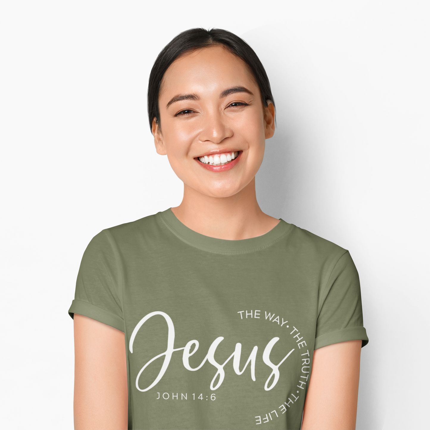 Bible Verse John 14:6 Comfort Colors T-shirt