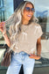 Parchment Bowknot Applique Cap Sleeve Sweater