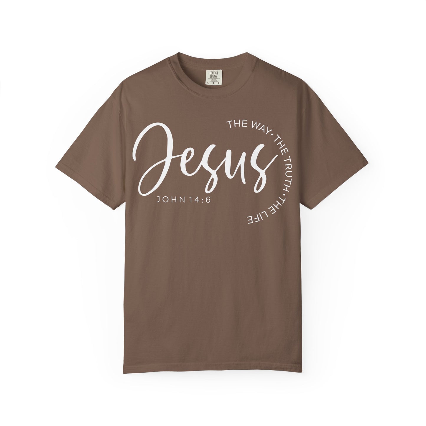 Bible Verse John 14:6 Comfort Colors T-shirt