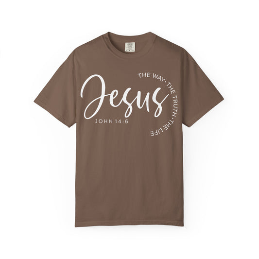 Bible Verse John 14:6 Comfort Colors T-shirt