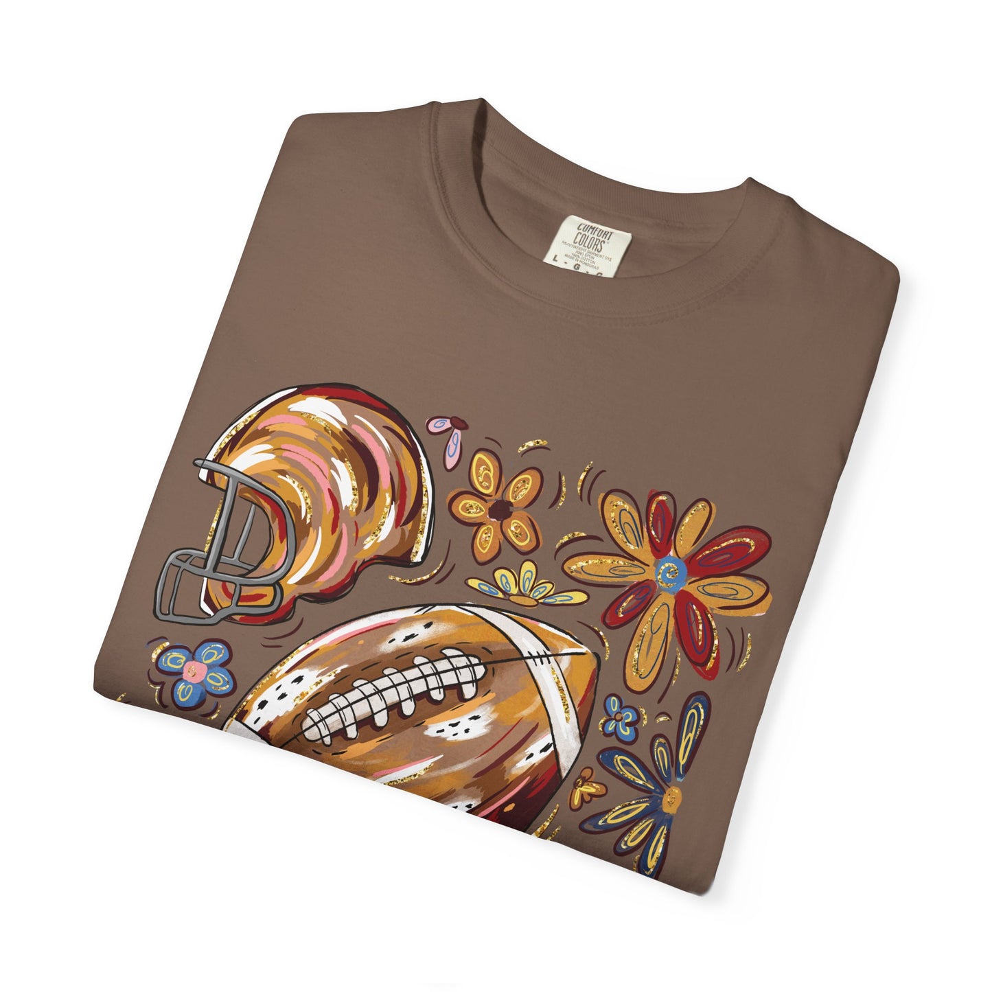 Floral Football T-Shirt