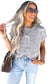 Parchment Bowknot Applique Cap Sleeve Sweater