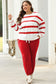 Light French Beige Drop Shoulder Pullover and Jogger Pants Set