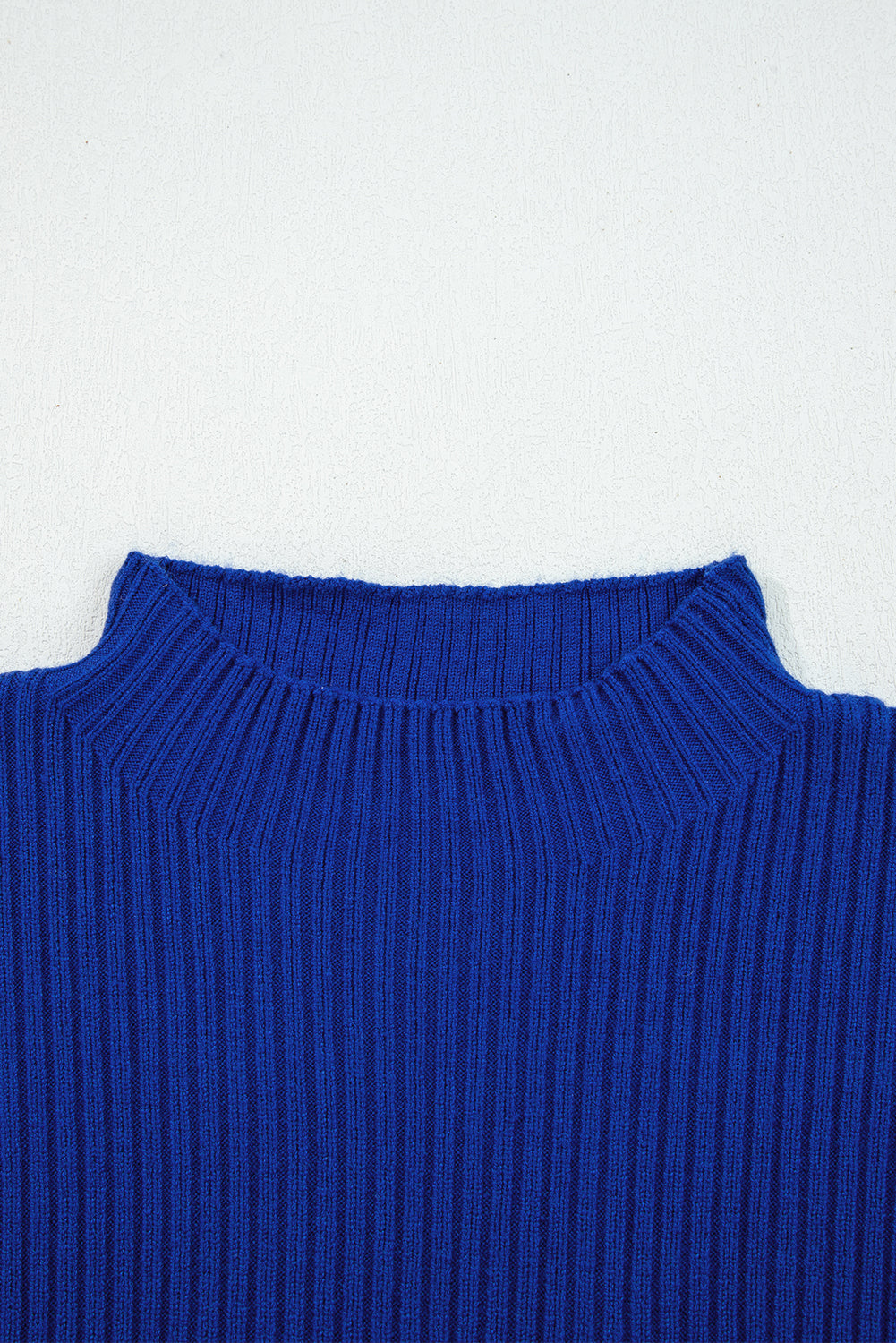 Oatmeal Patch Pocket Ribbed Knit Short Sleeve Sweater