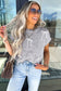 Parchment Bowknot Applique Cap Sleeve Sweater