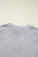 Parchment Bowknot Applique Cap Sleeve Sweater
